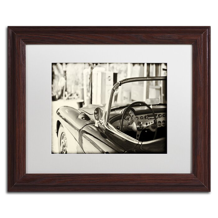 Trademark Art 'Classic Car' Framed Photographic Print | Wayfair